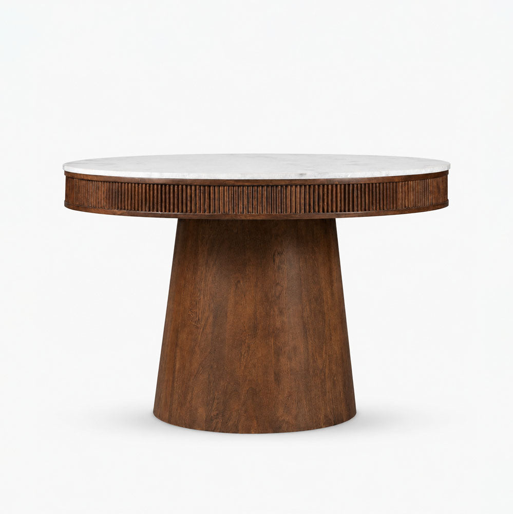 Gabe Marble Dining Table | Brown