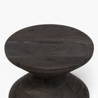 Sunna Acacia Wood Side Table | Walnut