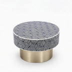 Amari Bone Inlay Coffee Table | Black