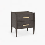 Molly Mango Wood Bedside Table | Walnut