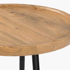 Lindsey Mango Wood Side Table | Honey