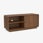 Lux Mango Wood Media Unit | Brown