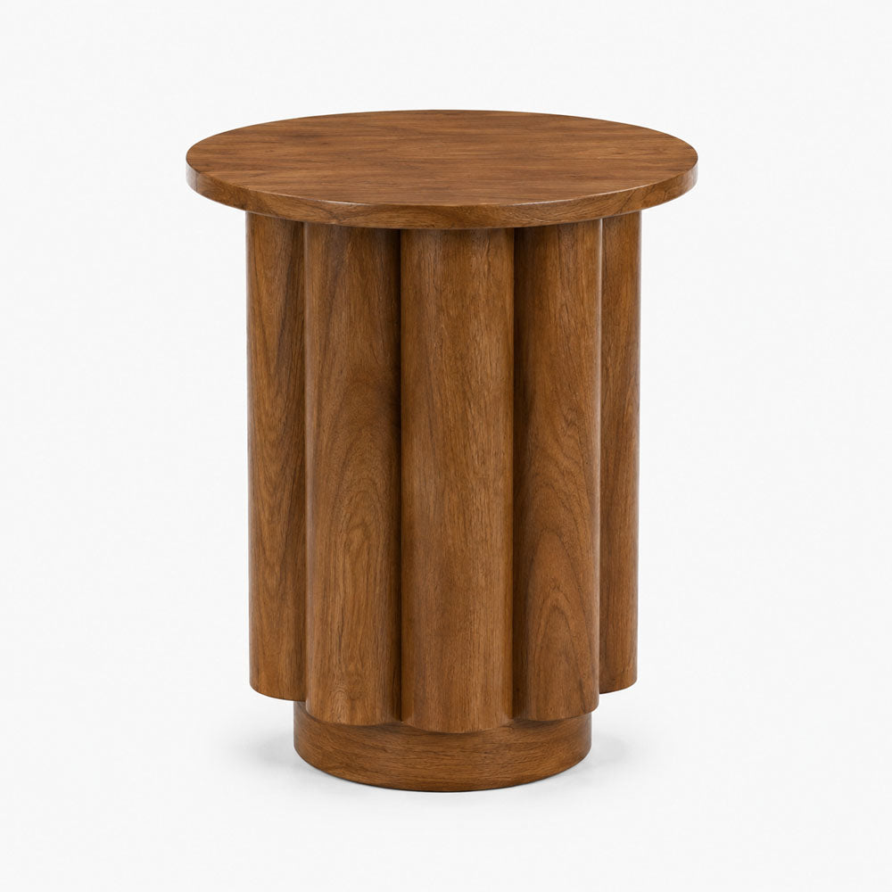 Dean Mango Wood Side Table | Honey