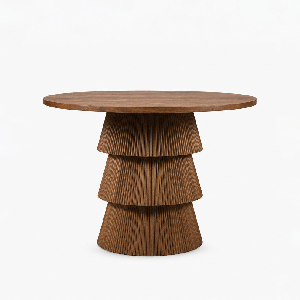 Beaufort Mango Wood Dining Table | Honey