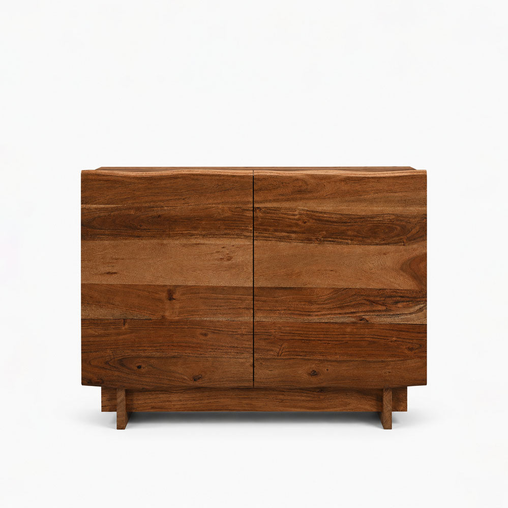 Cedar Acacia Wood Cabinet | Brown