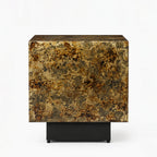 Luna Iron Side Table | Gold