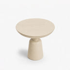 Nola Acacia Wood Side Table | Cream