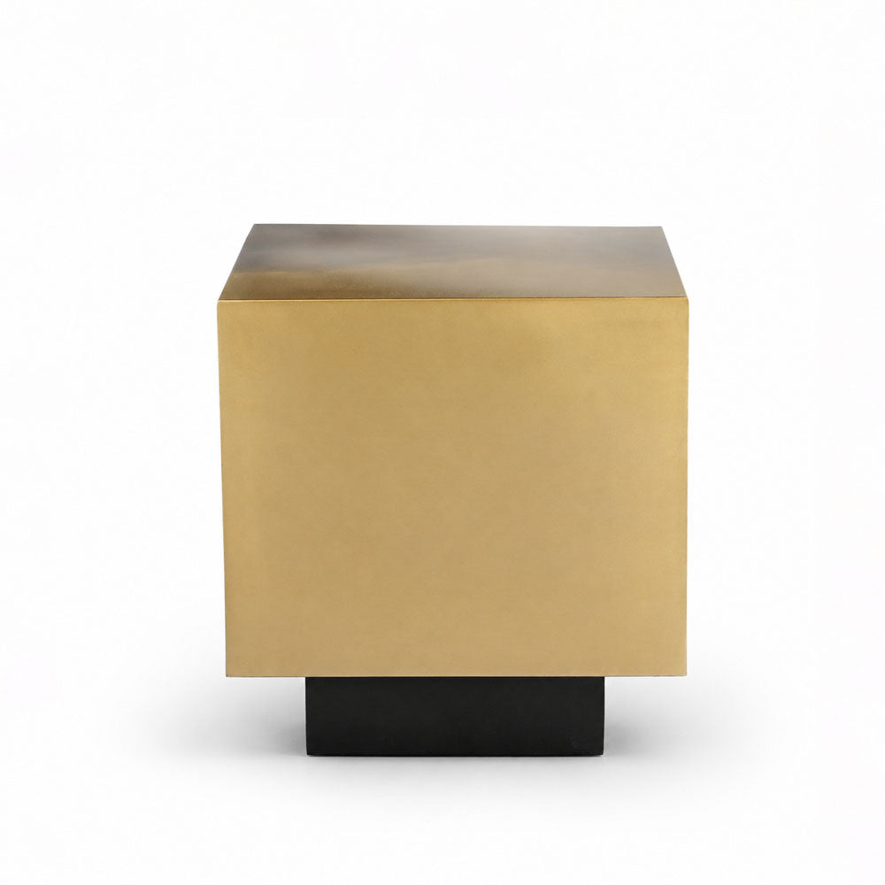 Tara Iron Side Table | Gold