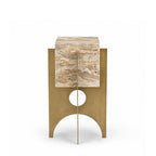 Apex Marble Side Table | Panther