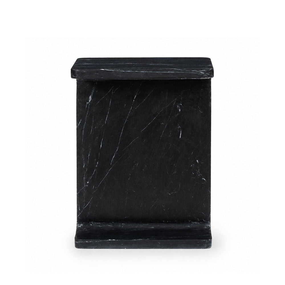 Julian Marble Side Table | Marine Black