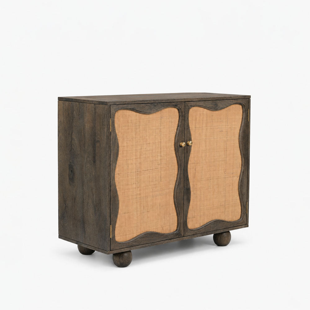 Marco Mango Wood Cabinet | Walnut