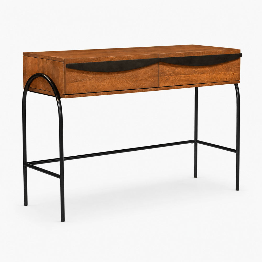 Dalton Mango Wood Console Table | Honey