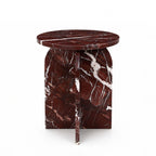 Clark Marble Side Table | Red Lavante