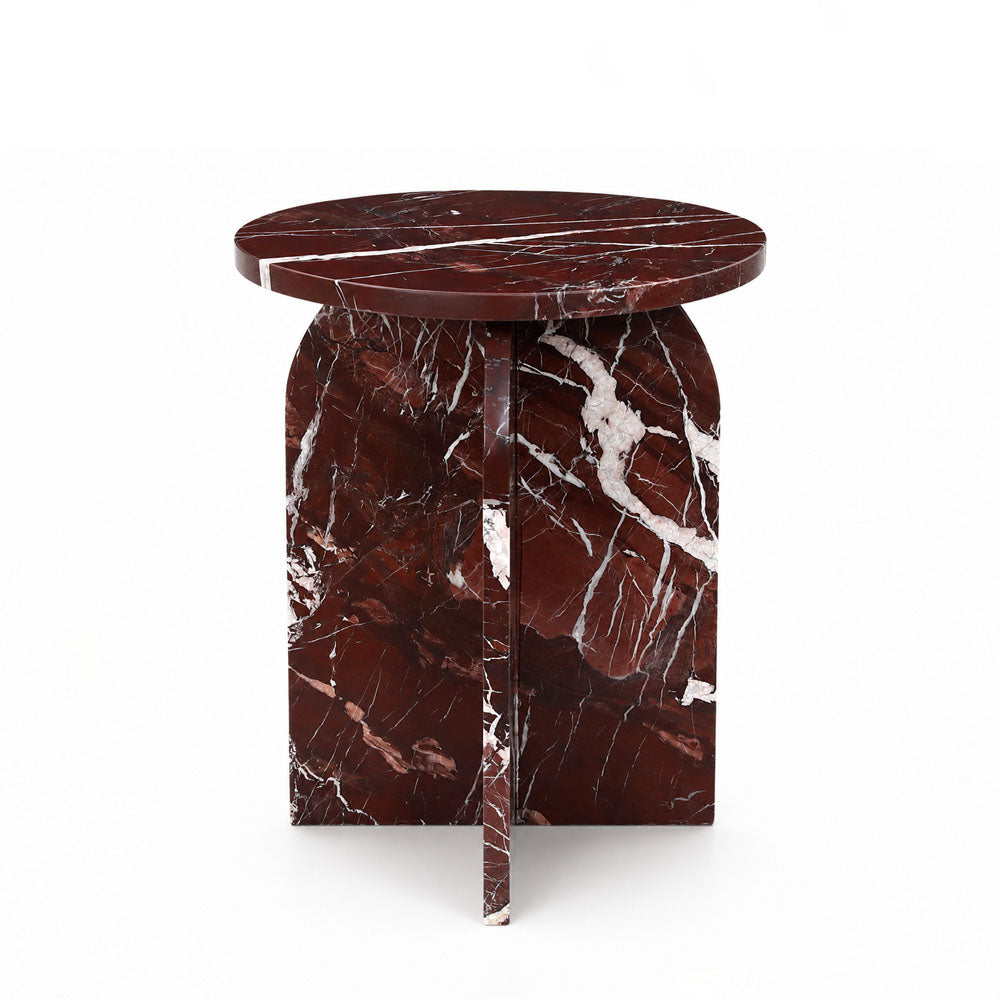 Clark Marble Side Table | Red Lavante