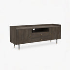 Myrna Mango Wood Media Unit | Walnut