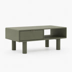 Aurelia Mango Wood Coffee Table | Green | Light Wood