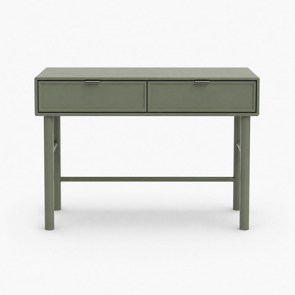 Aurelia Mango Wood Console Table | Green | Light Wood