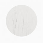 Julia Mango Wood Side Table | White