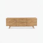 Tess Mango Wood Media Unit | Natural