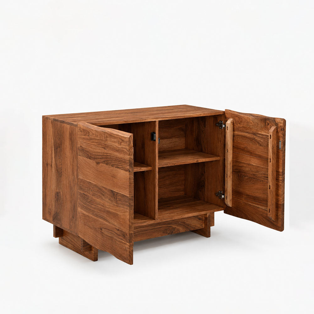 Cedar Acacia Wood Cabinet | Brown