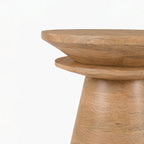 Ruby Mango Wood Side Table | Natural