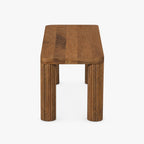 Silver Mango Wood Bench | Brown