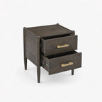 Molly Mango Wood Bedside Table | Walnut