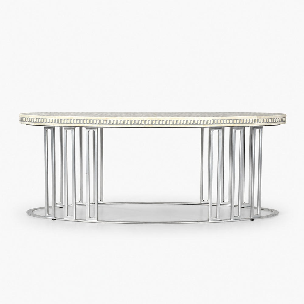 Maren Bone Inlay Coffee Table | Grey
