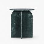 Clark Marble Side Table | Forest Green