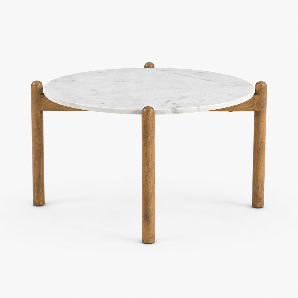 Cherie Marble Coffee Table | Natural