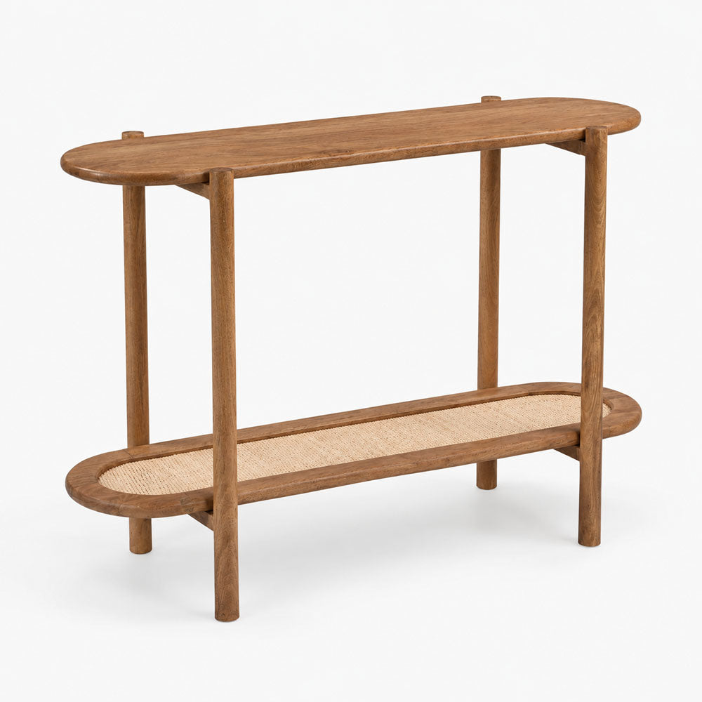Enola Mango Wood Console Table | Natural