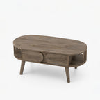 Dakota Mango Wood Coffee Table | Walnut