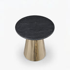 Savannah Marble Side Table | Black