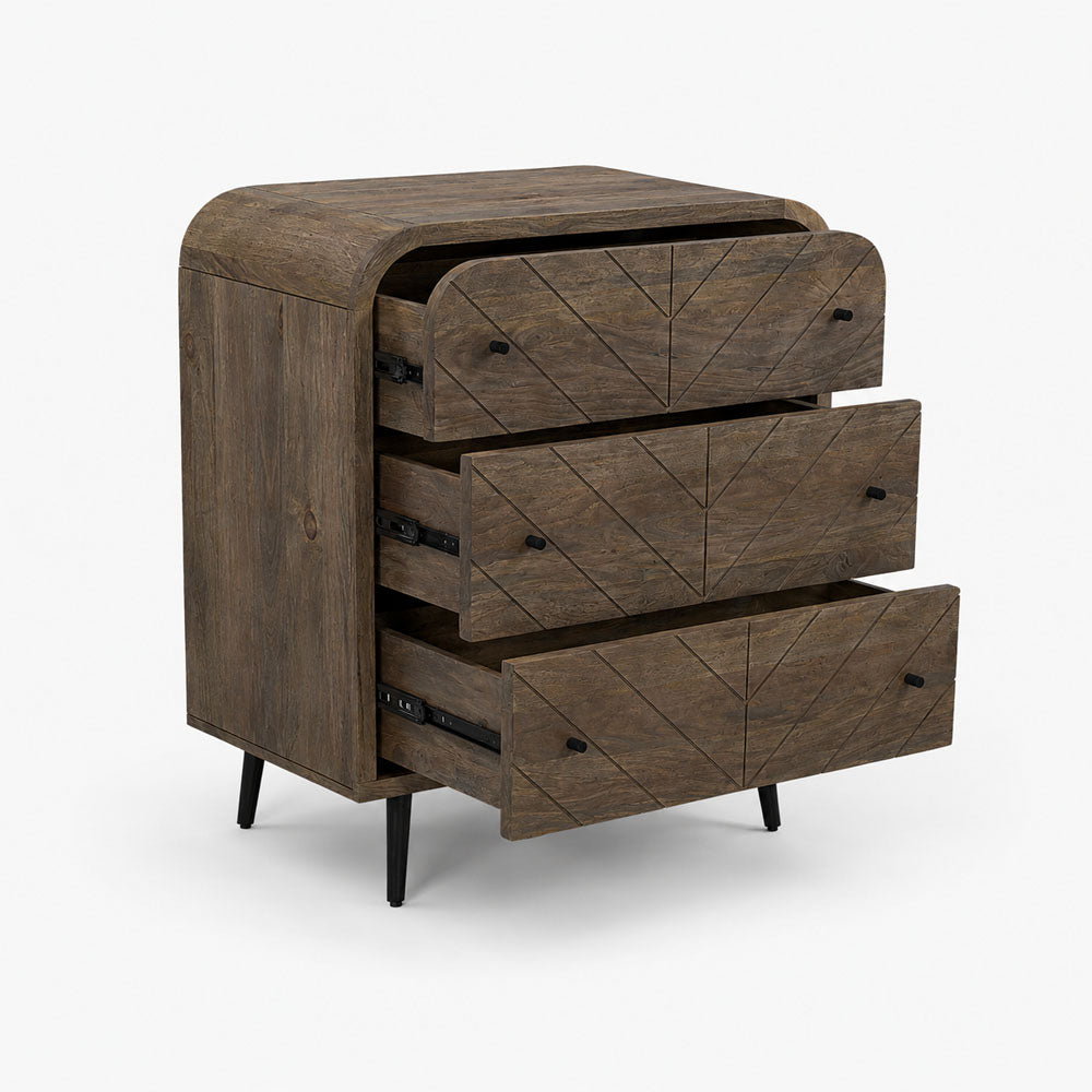 Bimini Mango Wood Wooden Chest | Walnut