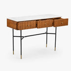 Madison Mango Wood Console Table | Honey