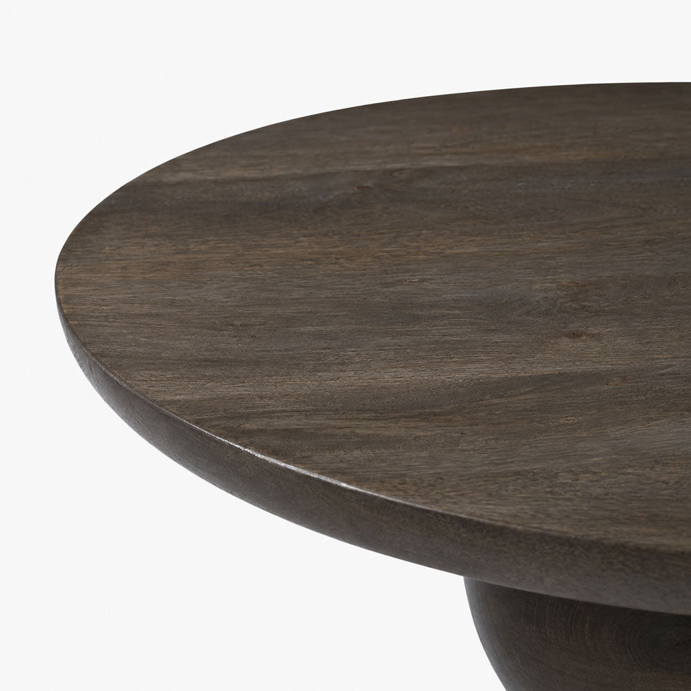 Jane Mango Wood Side Table | Walnut
