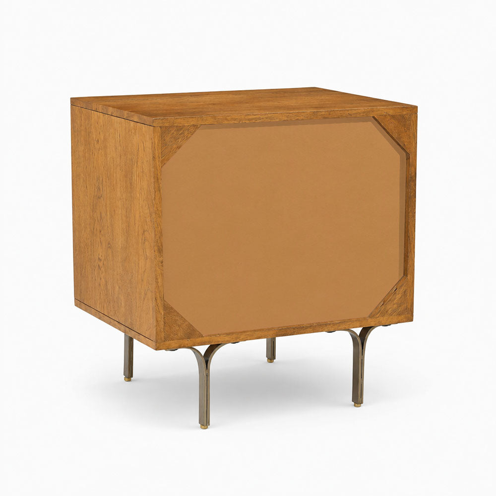 Belmont Mango Wood Bedside Table | Honey