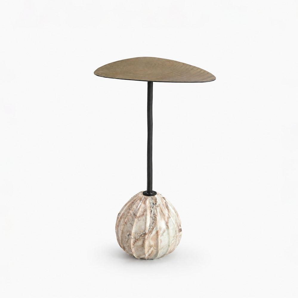 Zion Marble Side Table | Set | White