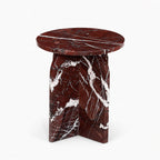 Clark Marble Side Table | Red Lavante
