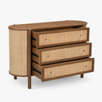 Bowen Mango Wood Drawer Chest | Brown