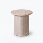 Comfort Marble Side Table | Travertine