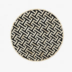 Ivy Bone Inlay Side Table | Black