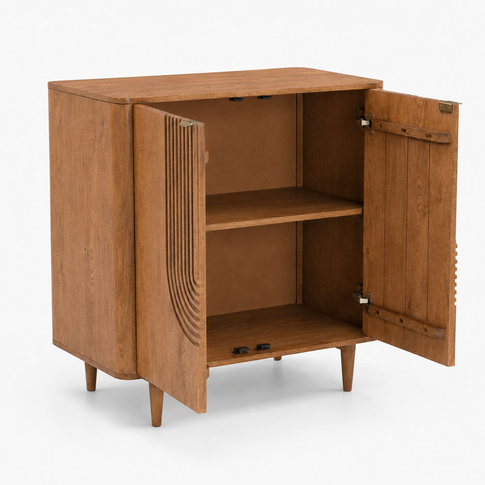 Aviso Mango Wood Cabinet | Honey