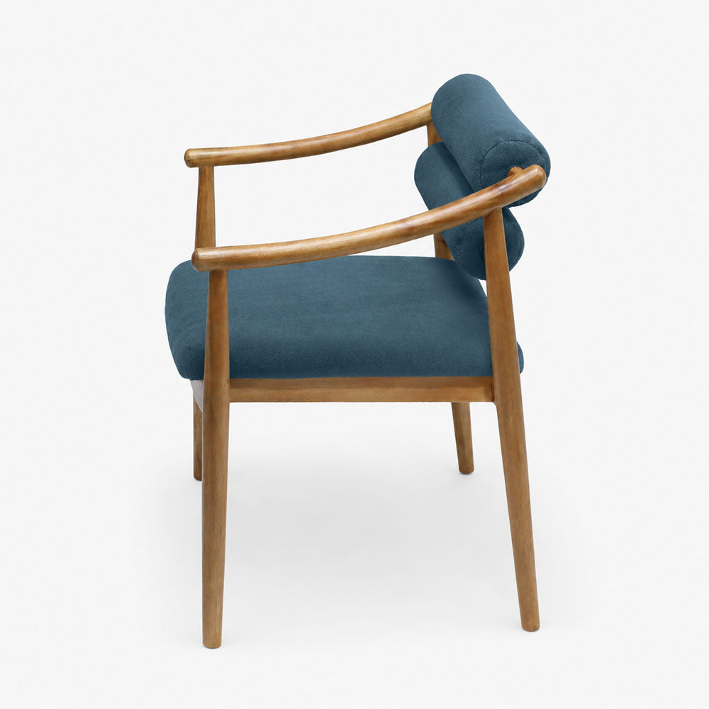 Linden Acacia Wood Dining Chair | Light Blue