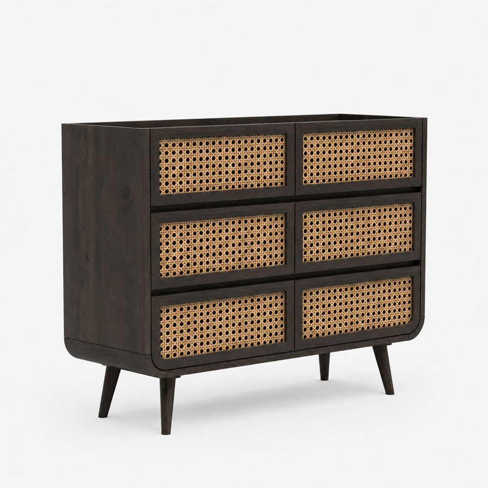 Jace Mango Wood Drawer Chest | Walnut | Light Wood