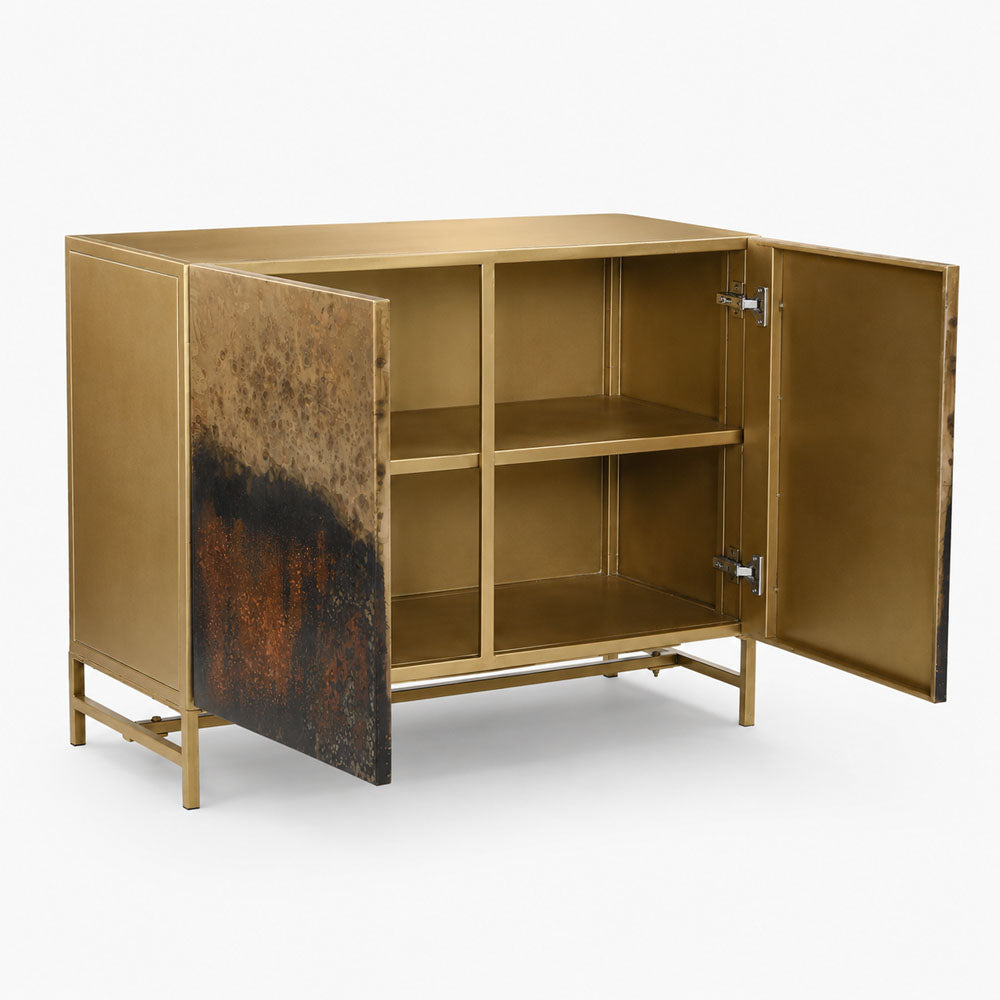 Stella Iron Cabinet | Rust