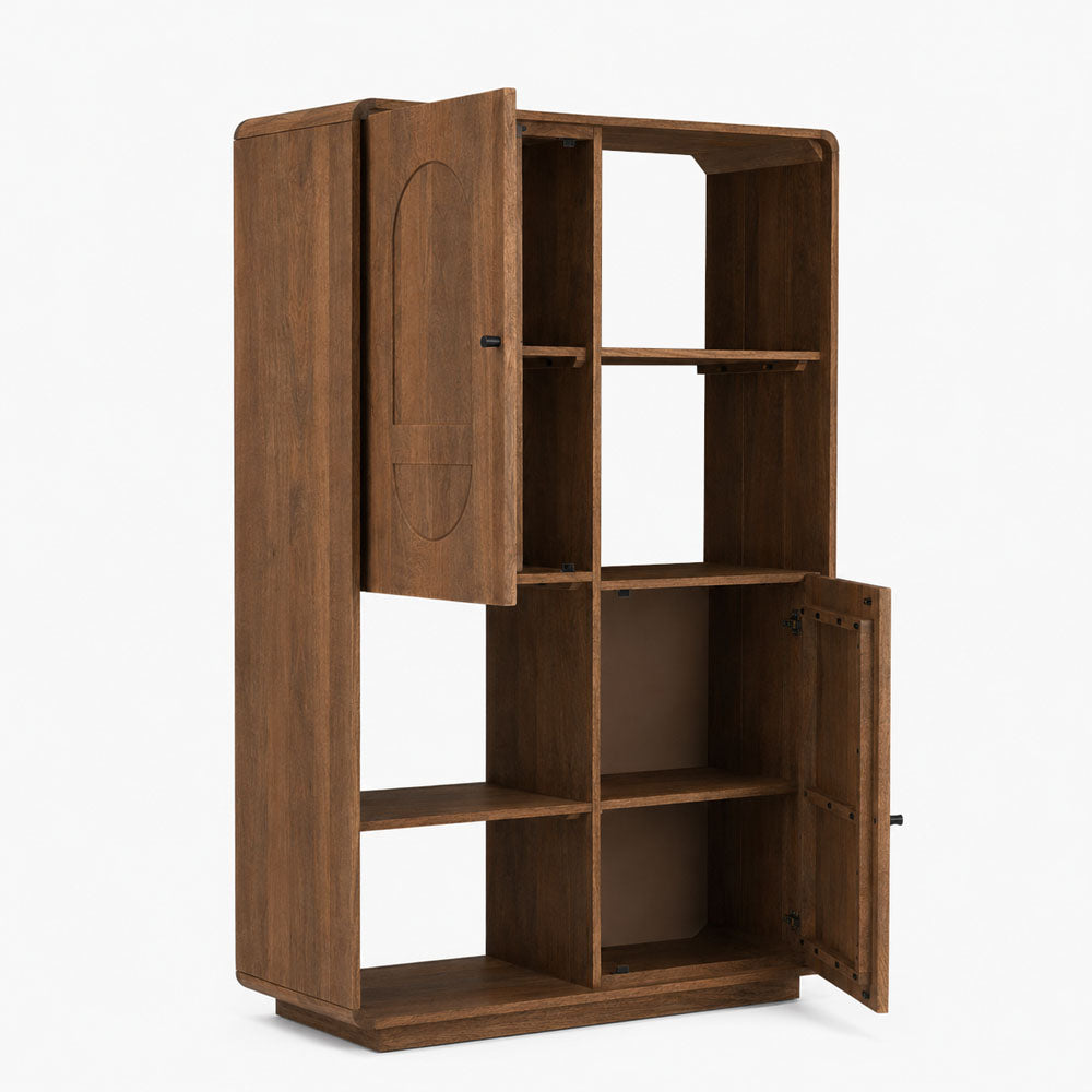 Lux Mango Wood Cabinet | Brown
