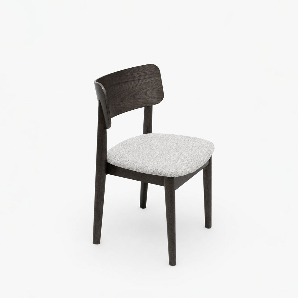 Naomi Polyester Dining Chair | Walnut