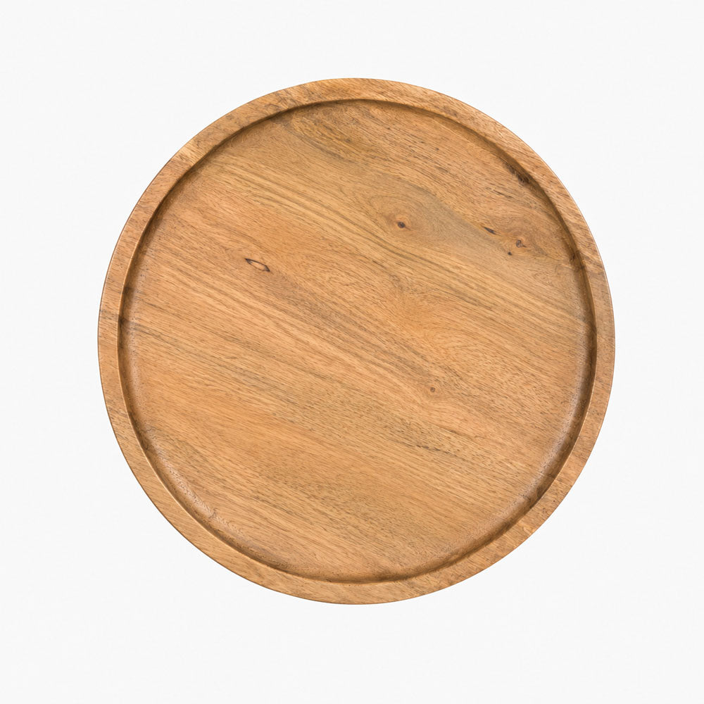 Lindsey Mango Wood Side Table | Honey