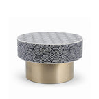 Amari Bone Inlay Coffee Table | Black